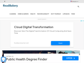 'readbakery.com' screenshot
