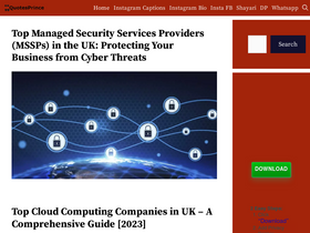 'quotesprince.com' screenshot