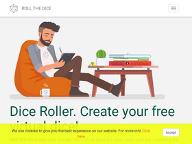 'rollthedice.online' screenshot
