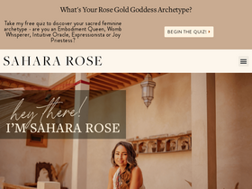 'iamsahararose.com' screenshot