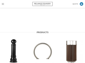 'reliance-foundry.com' screenshot