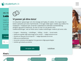 'studentum.dk' screenshot