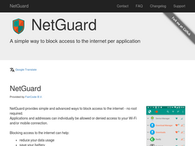 'netguard.me' screenshot