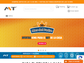 'mundotransfer.cl' screenshot