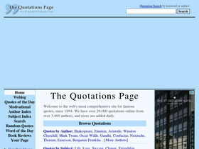 'quotationspage.com' screenshot