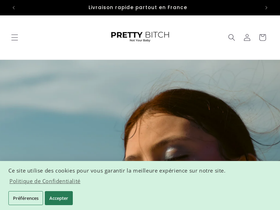 prettybitch.fr homepage screenshot