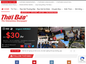 'thoibao.com' screenshot
