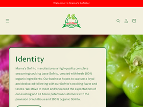mamasofrito.com homepage screenshot