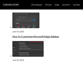 'chromestory.com' screenshot