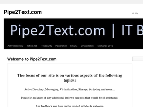 pipe2text.com