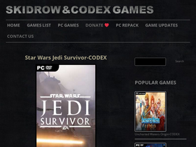 'skidrowcodexgames.com' screenshot