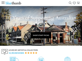 'bluethumb.com.au' screenshot