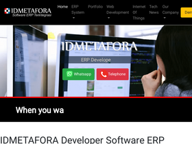 'idmetafora.com' screenshot