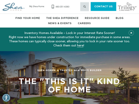 'sheahomes.com' screenshot