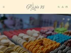 paris75.cafe homepage screenshot