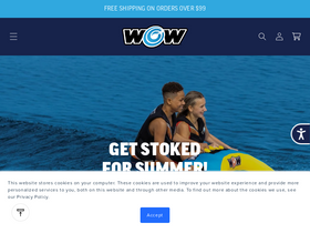 wowsports.com homepage screenshot