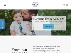 thematchingtieguy.com homepage screenshot