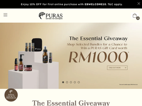PURAS Malaysia website screenshot
