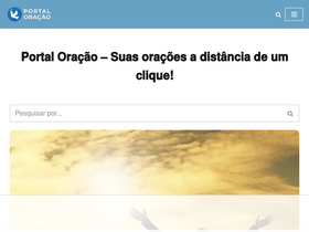 'portaloracao.com' screenshot