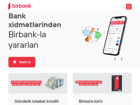 'birbank.az' screenshot
