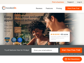 'bookedin.com' screenshot
