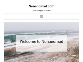 'nonanomad.com' screenshot