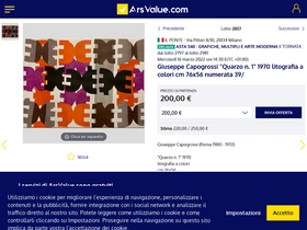 'arsvalue.com' screenshot