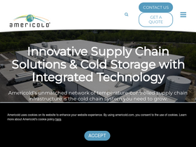 'americold.com' screenshot