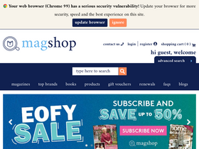 'magshop.com.au' screenshot