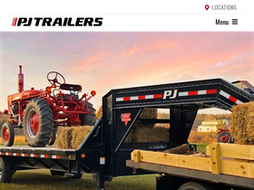 'pjtrailers.com' screenshot