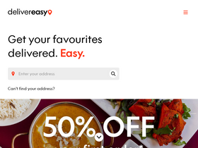'delivereasy.co.nz' screenshot