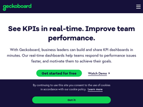 'geckoboard.com' screenshot