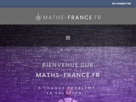 'maths-france.fr' screenshot