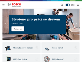 'bosch-shop.cz' screenshot