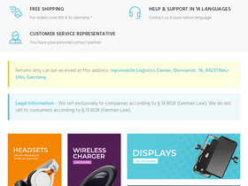 'mpsmobile.de' screenshot