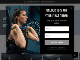 'blkboxfitness.com' screenshot
