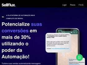 'sellflux.com' screenshot