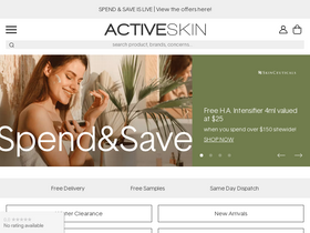 'activeskin.com.au' screenshot