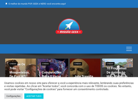 'missaogeek.com' screenshot