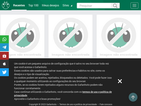 'gafanho.to' screenshot