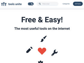 'tools-unite.com' screenshot