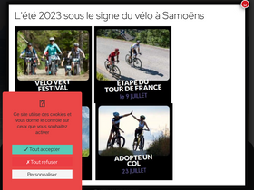 'samoens.com' screenshot