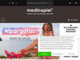 'medinapiel.es' screenshot