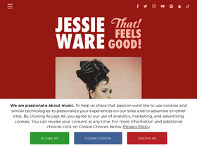 'jessieware.com' screenshot