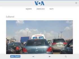'voahausa.com' screenshot