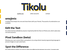 'tikolu.net' screenshot