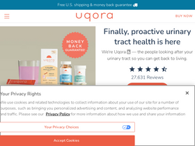 'uqora.com' screenshot