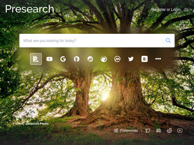 'presearch.org' screenshot