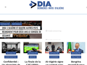 'dia-algerie.com' screenshot