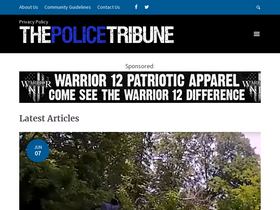 'policetribune.com' screenshot